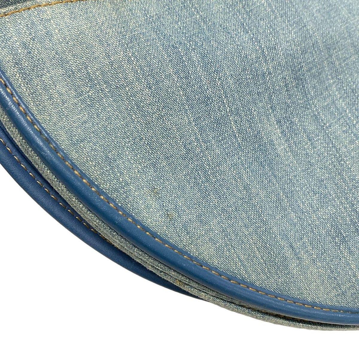 Dior/Christian Dior Shoulder Bag Admit It Light Blue Leather