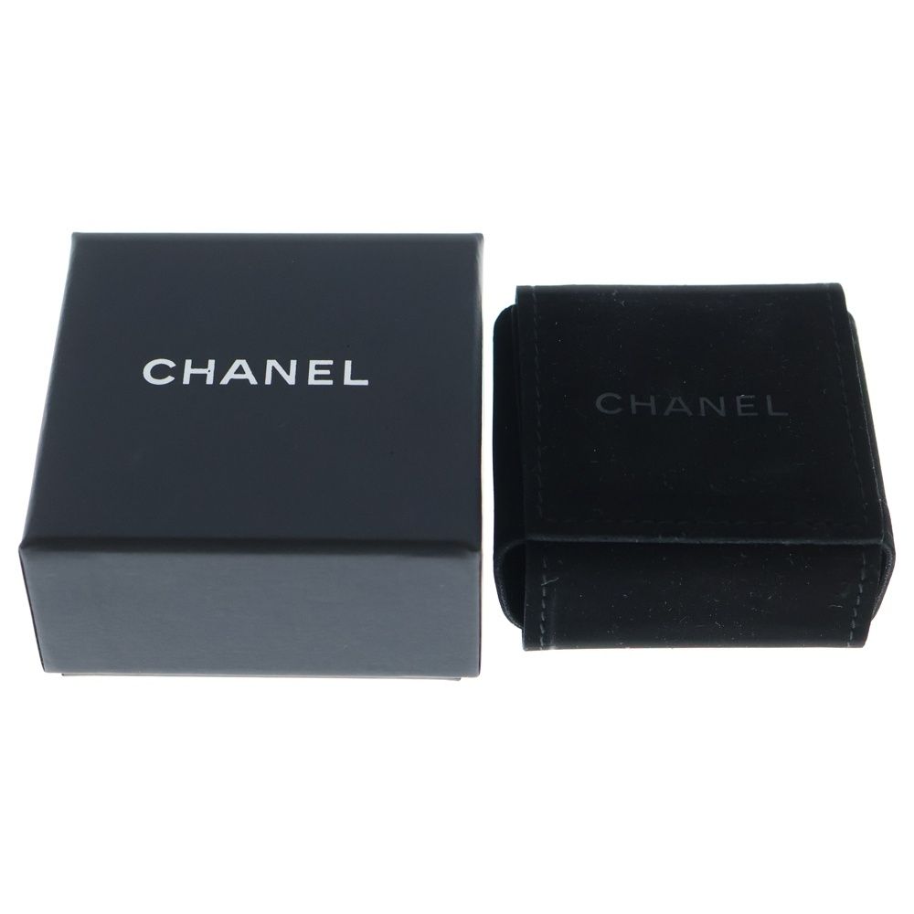 Chanel Cocomark Rhinestone Earrings Gold