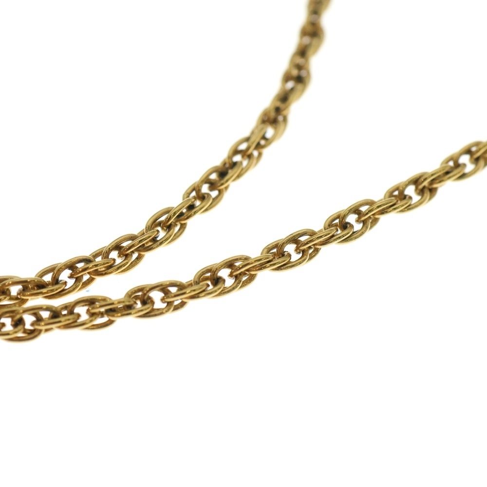 Chanel 99p Cocomark Camellia Chain Necklace Gold