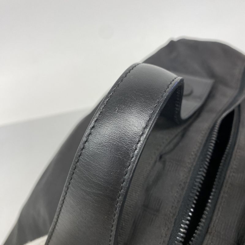 Chanel Handbag New Travel Nylon Black Cles Deuce