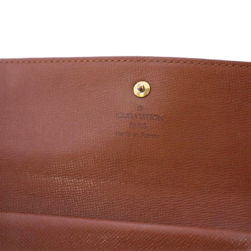 Louis Vuitton Porte Trésor International Monogram Long Wallet Trifold M61215 KH