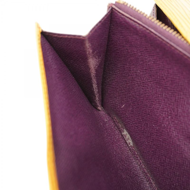 Louis Vuitton Epi Pochette Porte Monet Cles Di M63579 Jeanne Women's Long Wallet