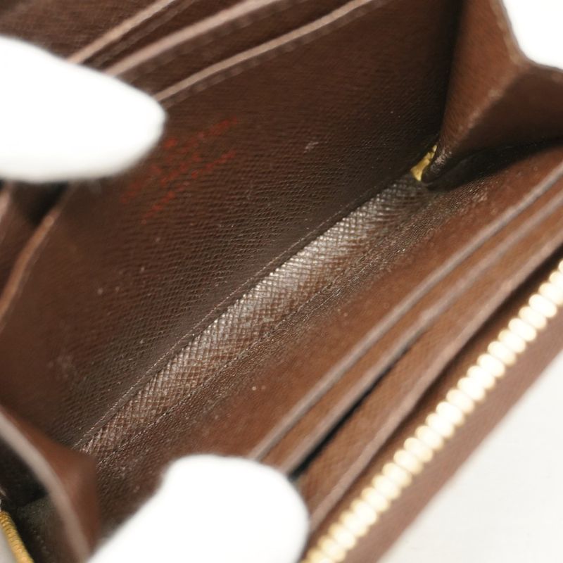 Louis Vuitton Coin Case Damier Zippy Coin Purse N63070 Ebène Men Women Unisex