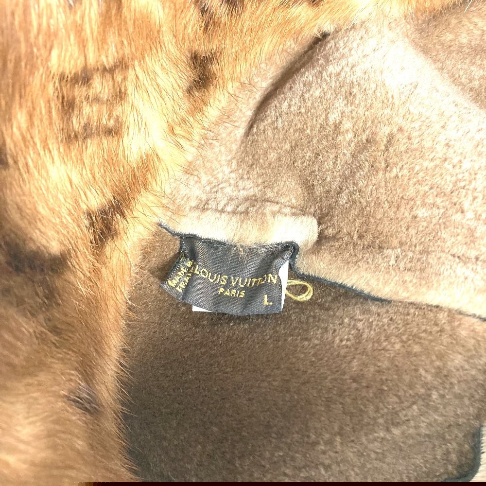 Louis Vuitton Louis Vuitton Hat Cossack Hat Fur Mink Brown