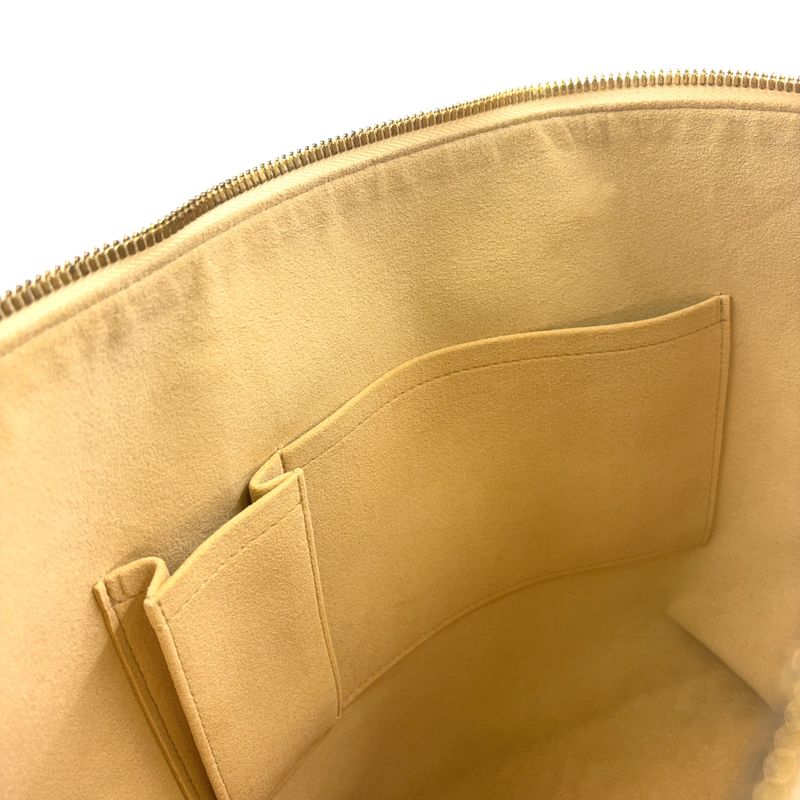 Louis Vuitton Saleya MM Damier Azure Damier Azure Leather × PVC White Tote Bag