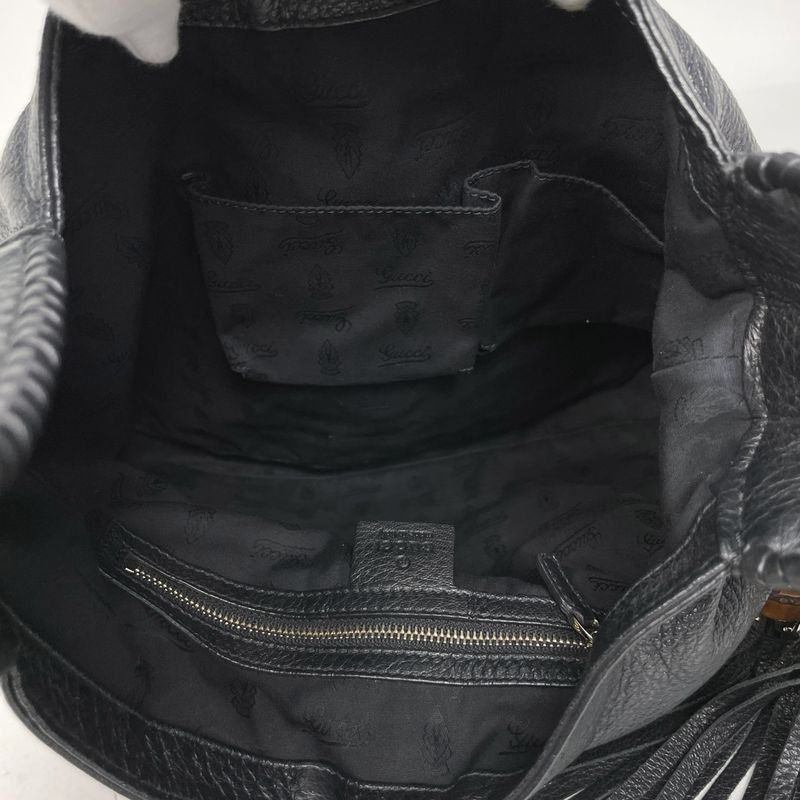 Gucci New Jackie Line Handbag 2WAY Shoulder Bag Bamboo Fringe Handbag Leather