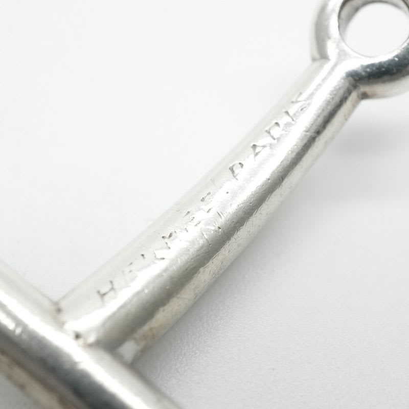 Hermes Horsebit Bracelet Bangle Cuff Sv800 Silver Paris Antique