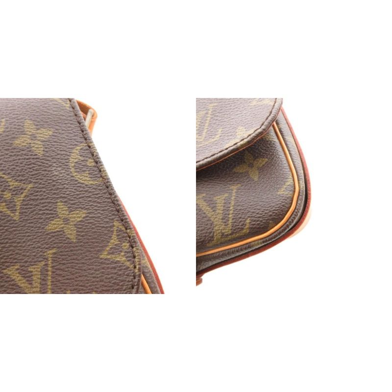 Louis Vuitton Monogram Cartesiere PM Shoulder Bag Crossbody M51254 Flap Square