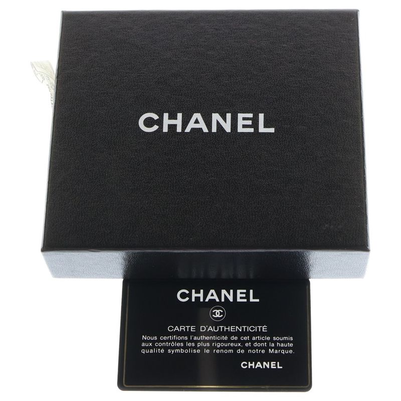 Chanel Cocomark Bifold Wallet Black Caviar Skin Coin Purse Coin Case