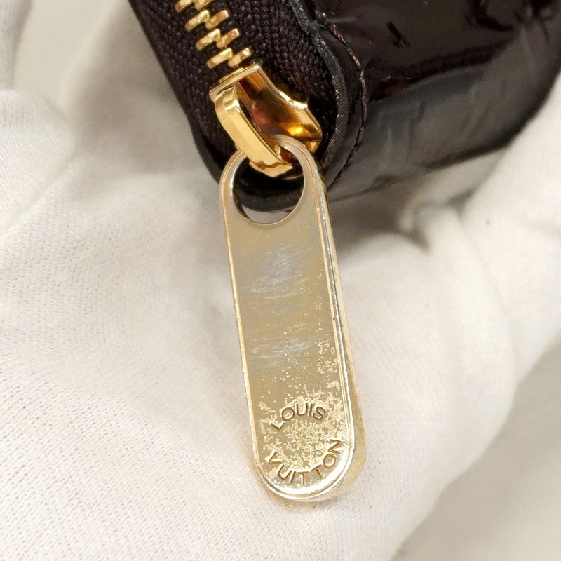 Louis Vuitton Vernis Zippy Wallet M9352 Amarante Women's Long Wallet