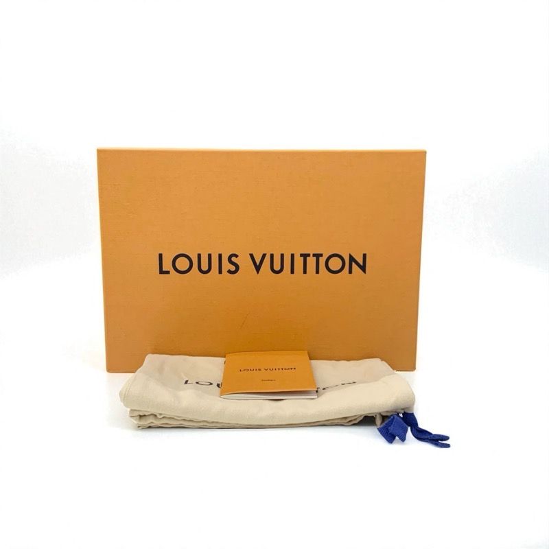 Louis Vuitton Sail Away Line Monogram Sandals Shoes Canvas Leather Navy Wedge