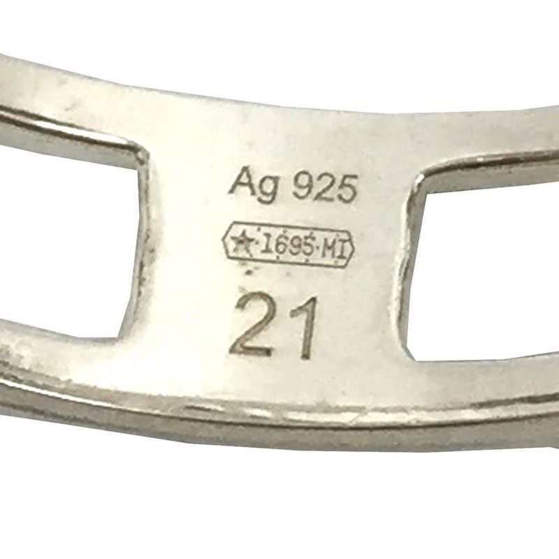 Gucci Interlocking G Ring #21 Silver Aq7730