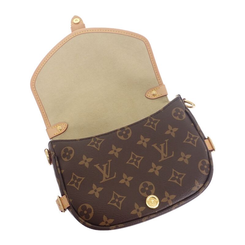 Louis Vuitton Saumur BB Monogram Shoulder Bag Handbag 2-Way
