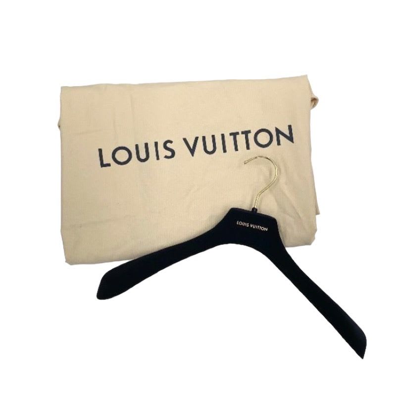 Louis Vuitton Monogram Cape Coat Poncho Outerwear Reversible Wool Navy