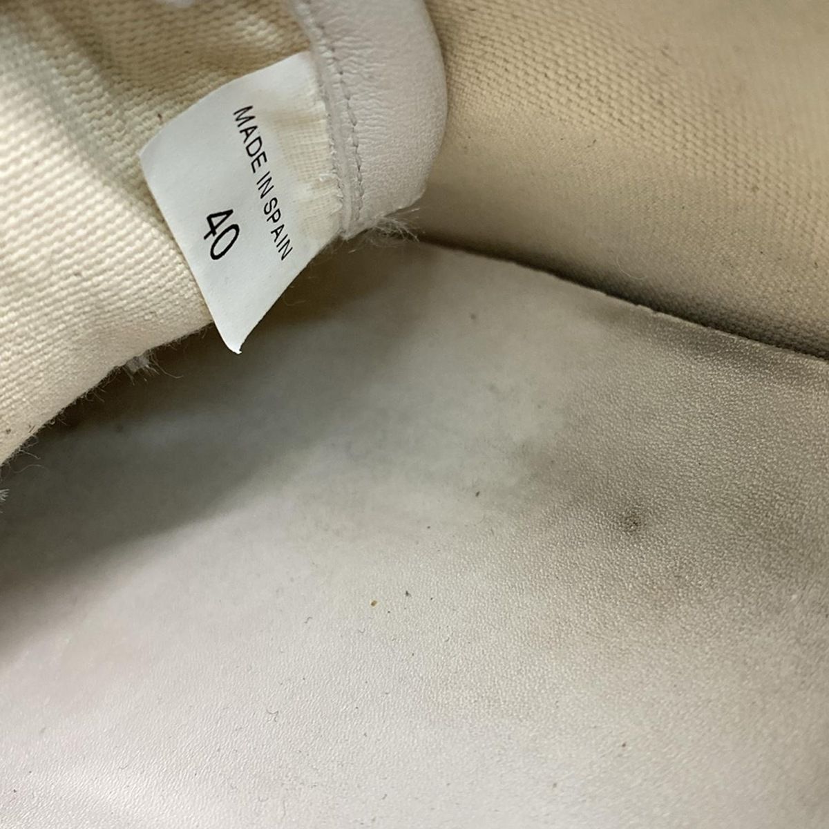 Sneakers 40 Mens - White Insole removable Leather