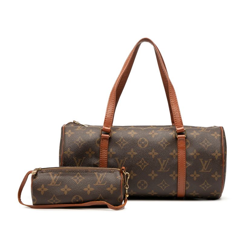 Louis Vuitton Monogram Papillon 30 M51385 Brown PVC Leather Women's Louis