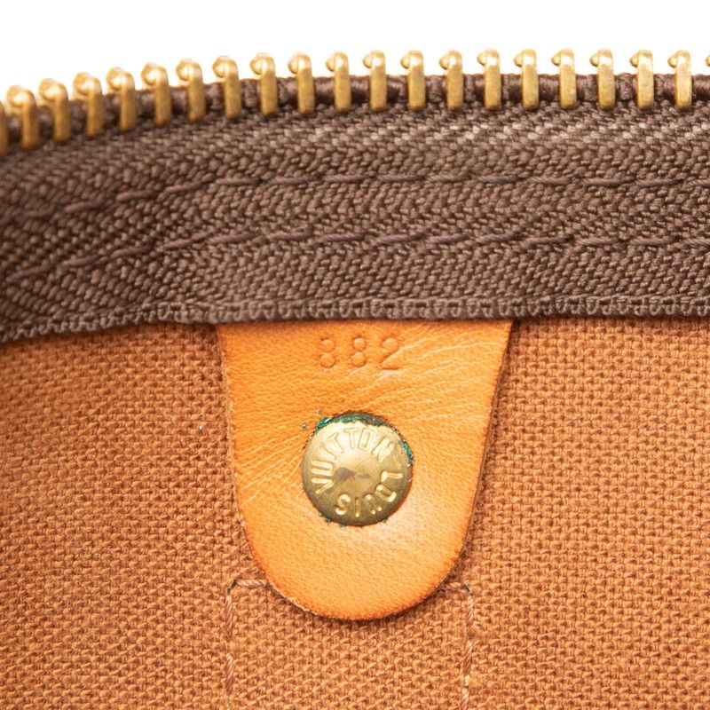 Louis Vuitton Monogram Keepall 45 M41428 Brown PVC Leather Women's Louis Vuitton