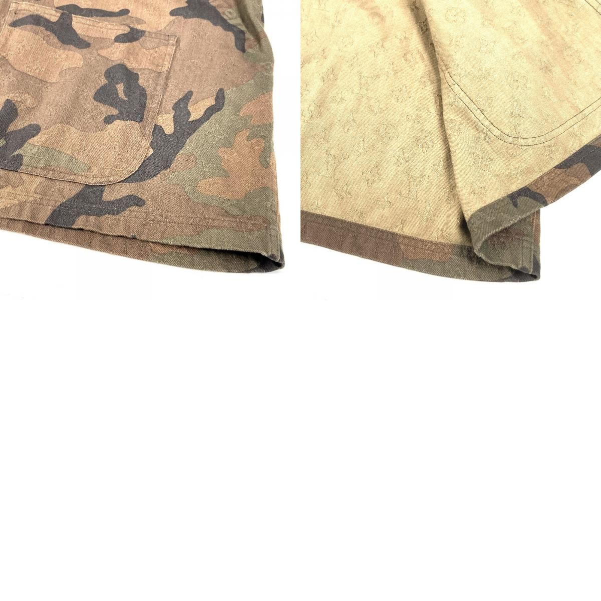 Louis Vuitton Louis Vuitton Jacket Camouflage Denim Trucker Cotton
