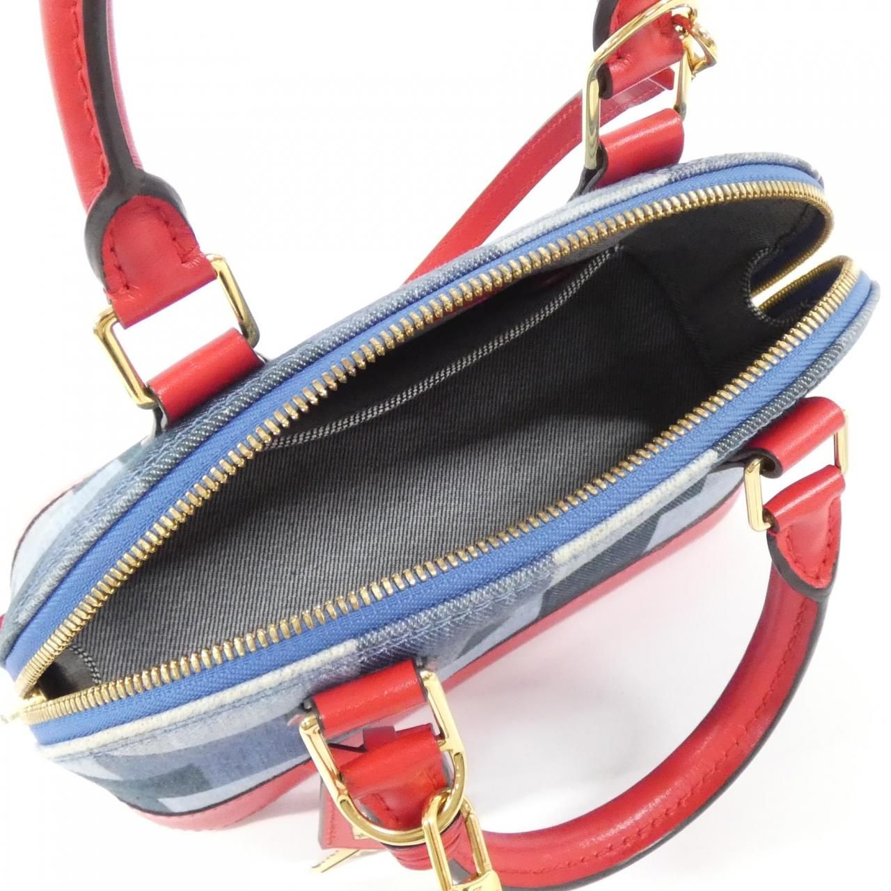 Louis Vuitton Denim Monogram Alma BB M45042 Bag