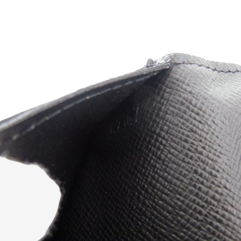 Louis Vuitton Portefeuille Plaza M30501 Taiga Leather Noir Black Long Wallet