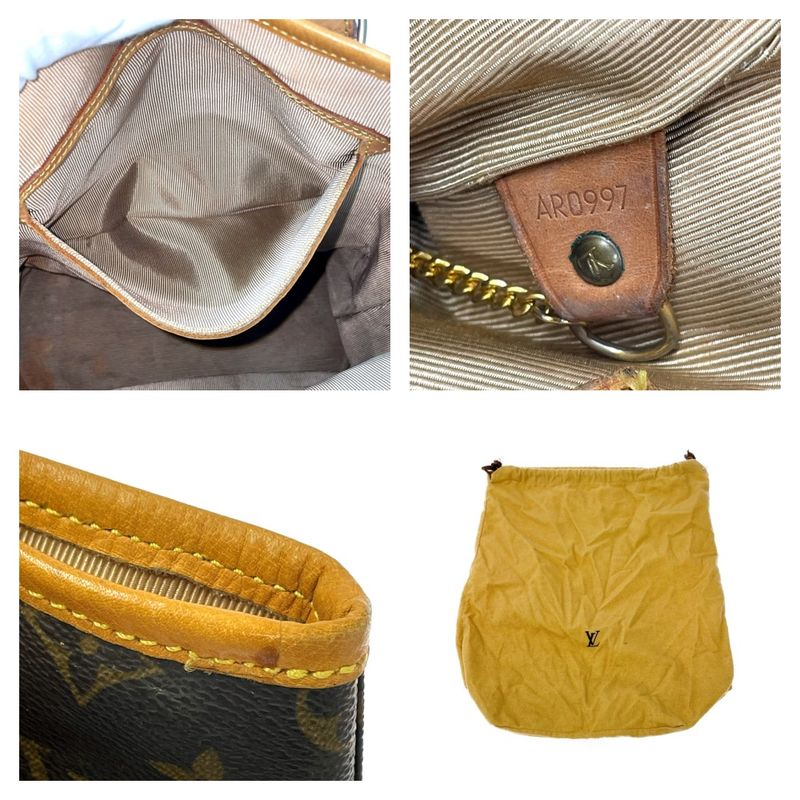 Louis Vuitton M42236 Monogram PVC Bucket GM Shoulder Bag Brown 530522 Shoulder