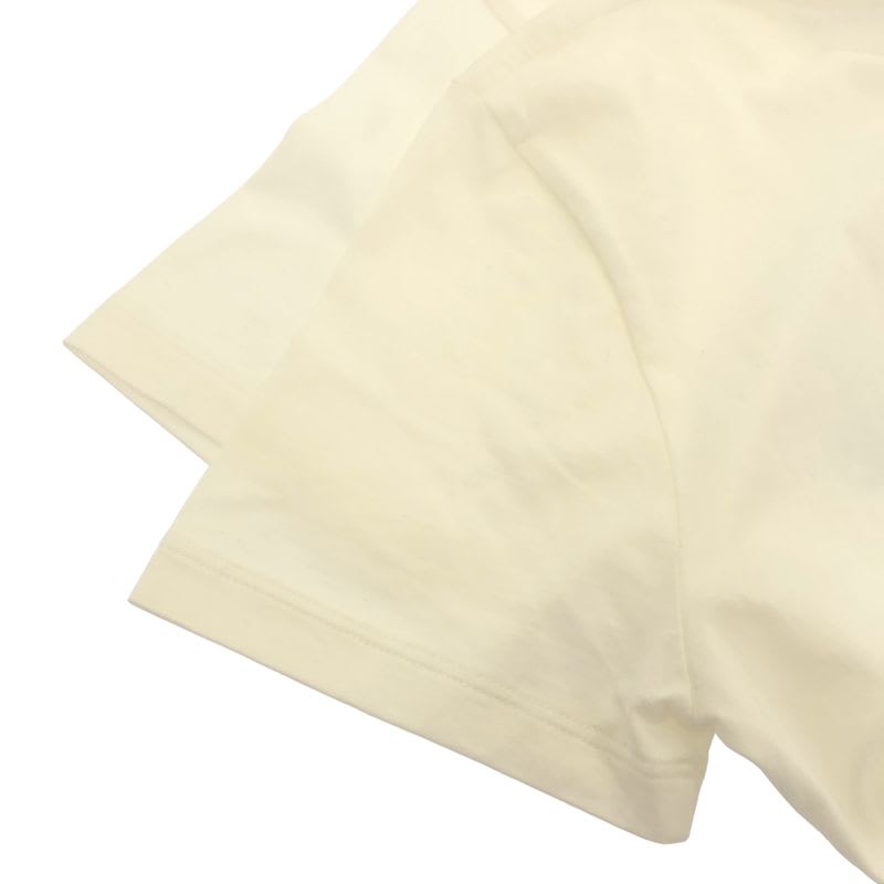 Celine LA Peau Nue Flocked T-Shirt 2 Q White XS