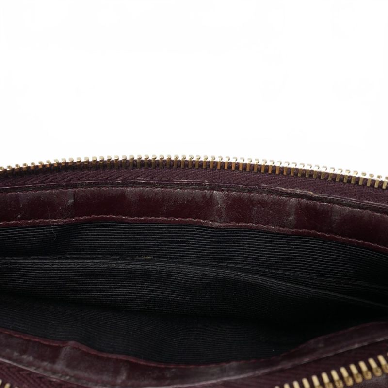 Saint Laurent Paris YSL SAC Pouch AVEC Boundeliere Tassel Fringe Shoulder Bag