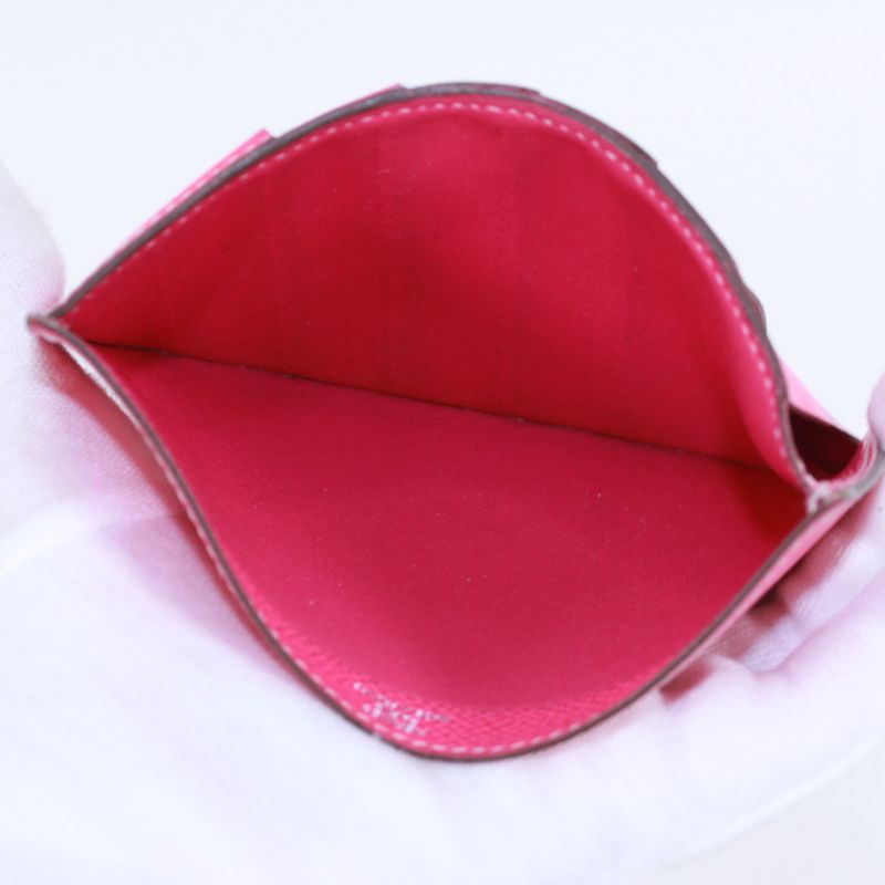 Hermes Vaux-Epson Pink Card Case