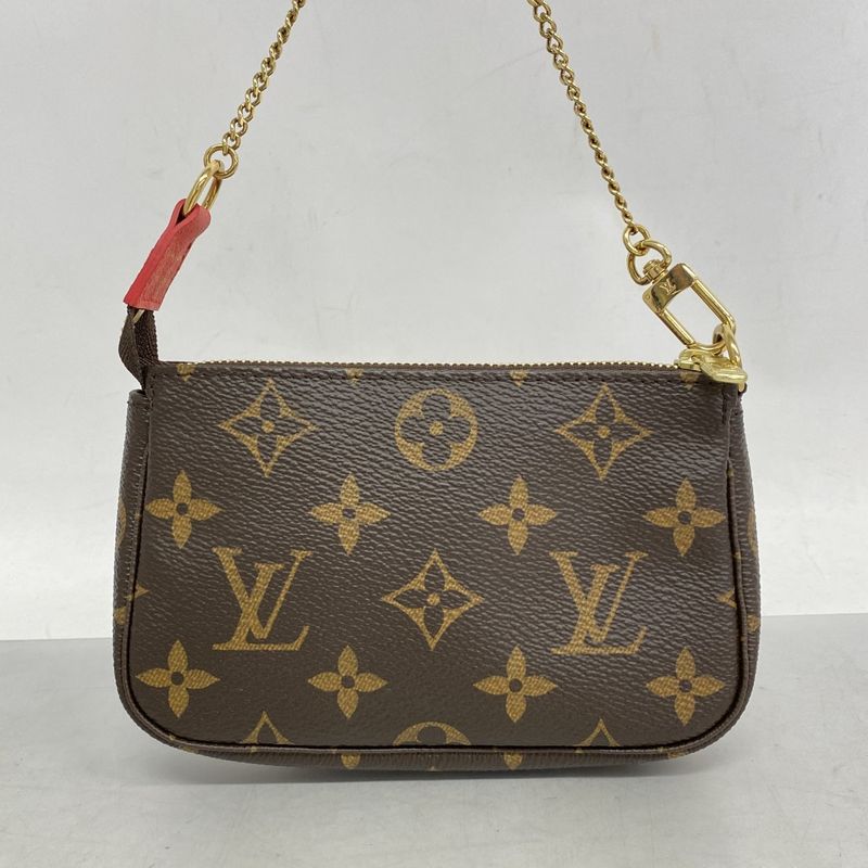 Louis Vuitton Pouch Monogram Mini Pochette Accessory M41655 Brown Ladies