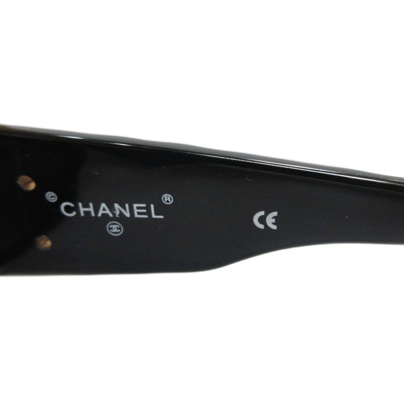 Chanel Cocomark Matelasse Sunglass Es Cell Frame Eyewear Black 01450 94305 • Mnk3