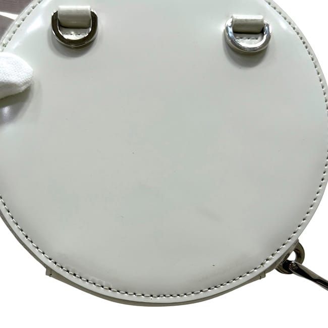 Prada Shoulder Bag White 1 Na003 Round Chain
