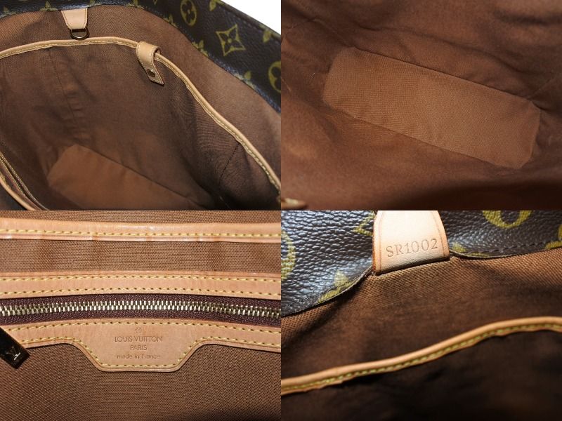 Louis Vuitton Vavin GM Tote Bag Monogram Leather Brown — view 8
