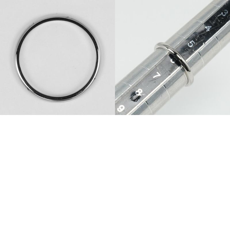 Cartier 1895 Wedding Pt950platinum No 6 Women's 2.2g Ring ・ring