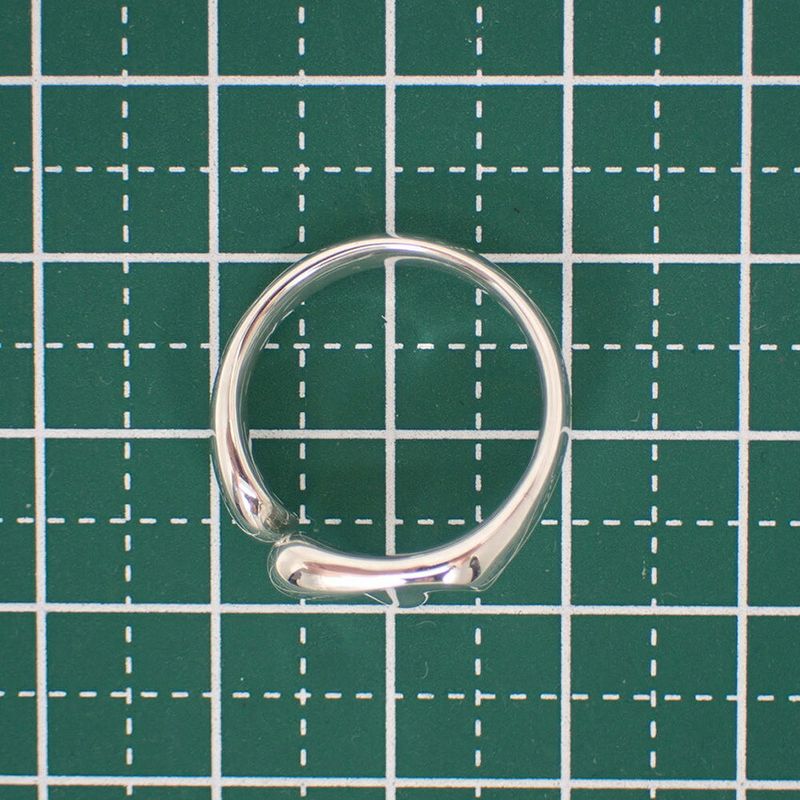 TIFFANY Tiffany & Co Ag925 Full Heart Ring No 12 j109-6