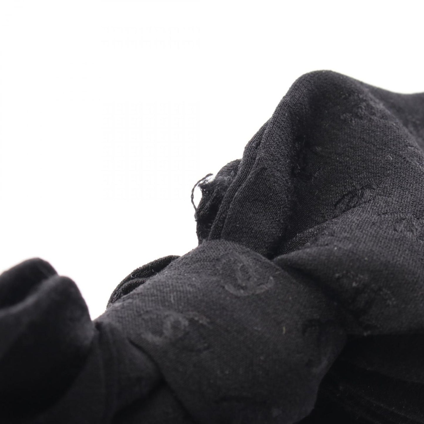 Chanel Cocomark Ribbon Black Others Cocomark Ribbon Scrunchie Ladies a