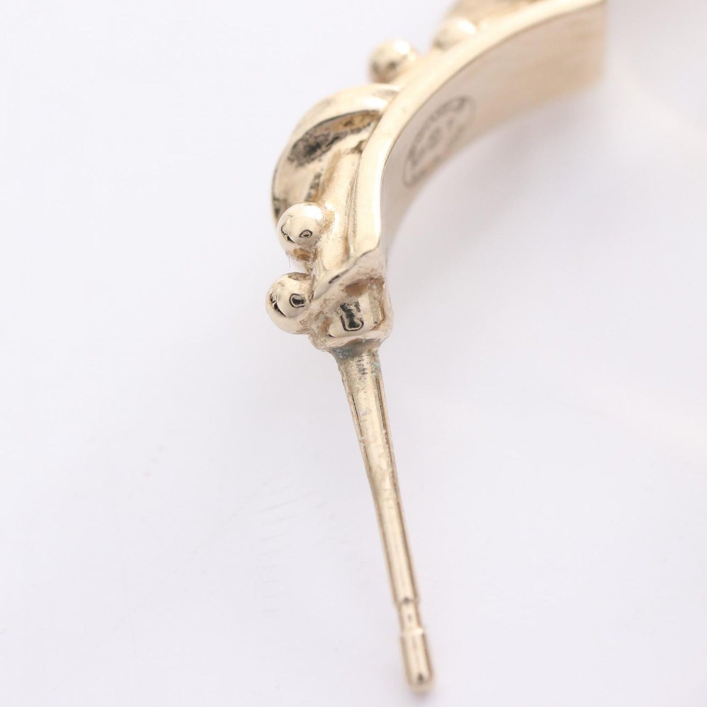 Chanel Earrings Cocomark Heart Gp (Gold Plated) Earrings Women'S a