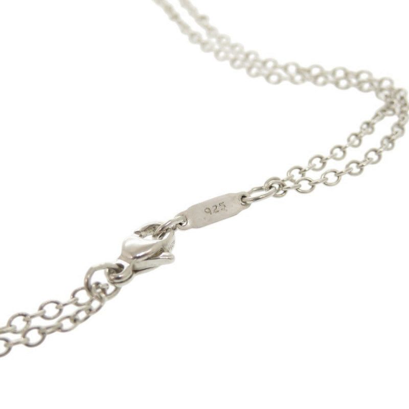 Tiffany & Co Man in the Moon Double Chain Silver 925 Necklace 1812