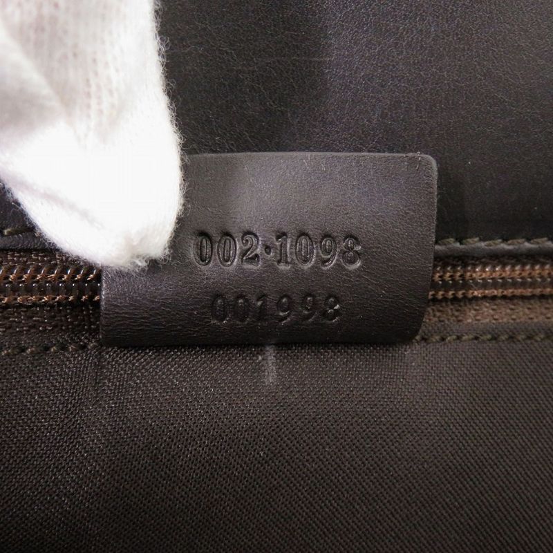 Gucci 002 1098 GG Canvas Beige Tote Bag 0707 Gucci