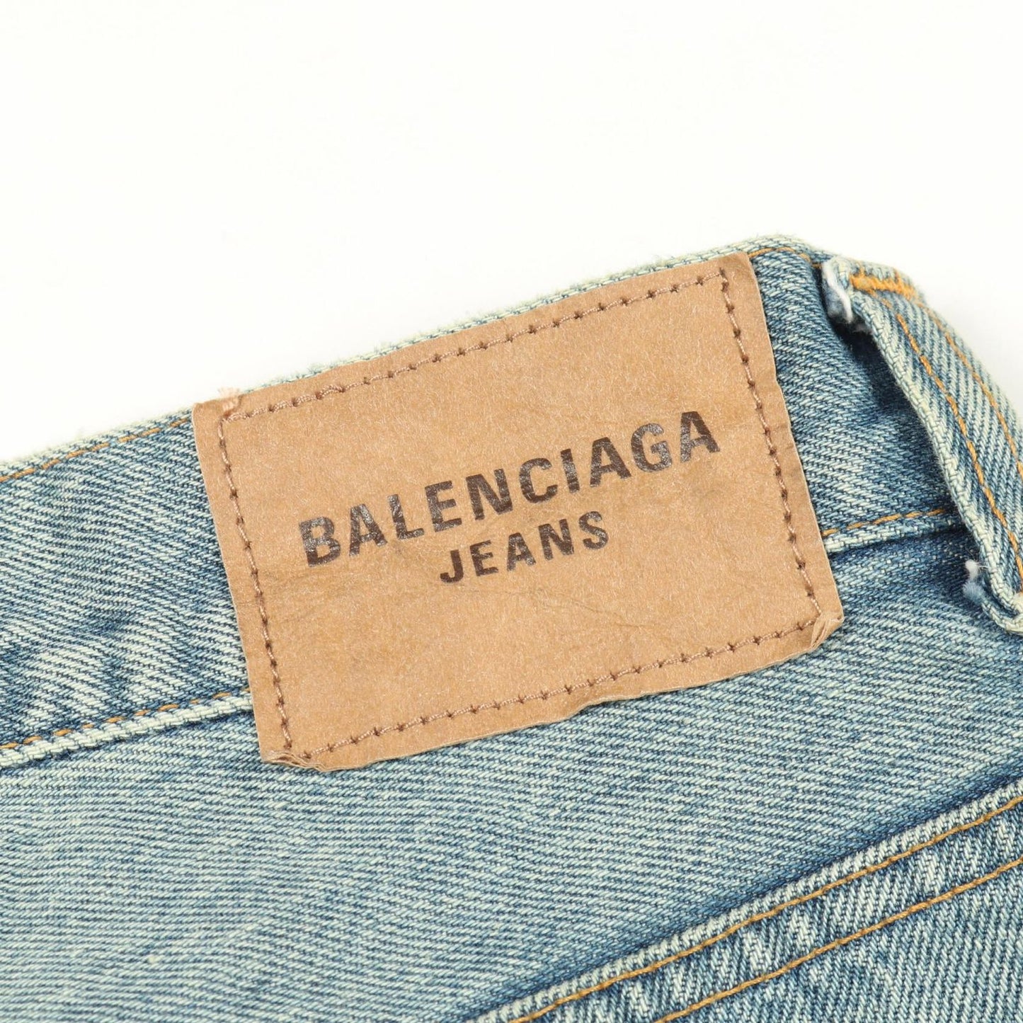 Balenciaga Denim Pants Cotton Denim Pants Men's a