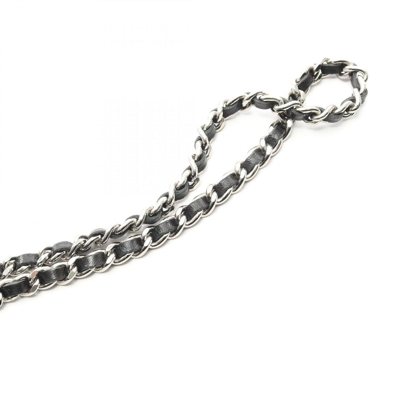 Chanel Shoulder Bag Chocolate Bar Black Lambskin (sheep Leather) Chocolate Bar