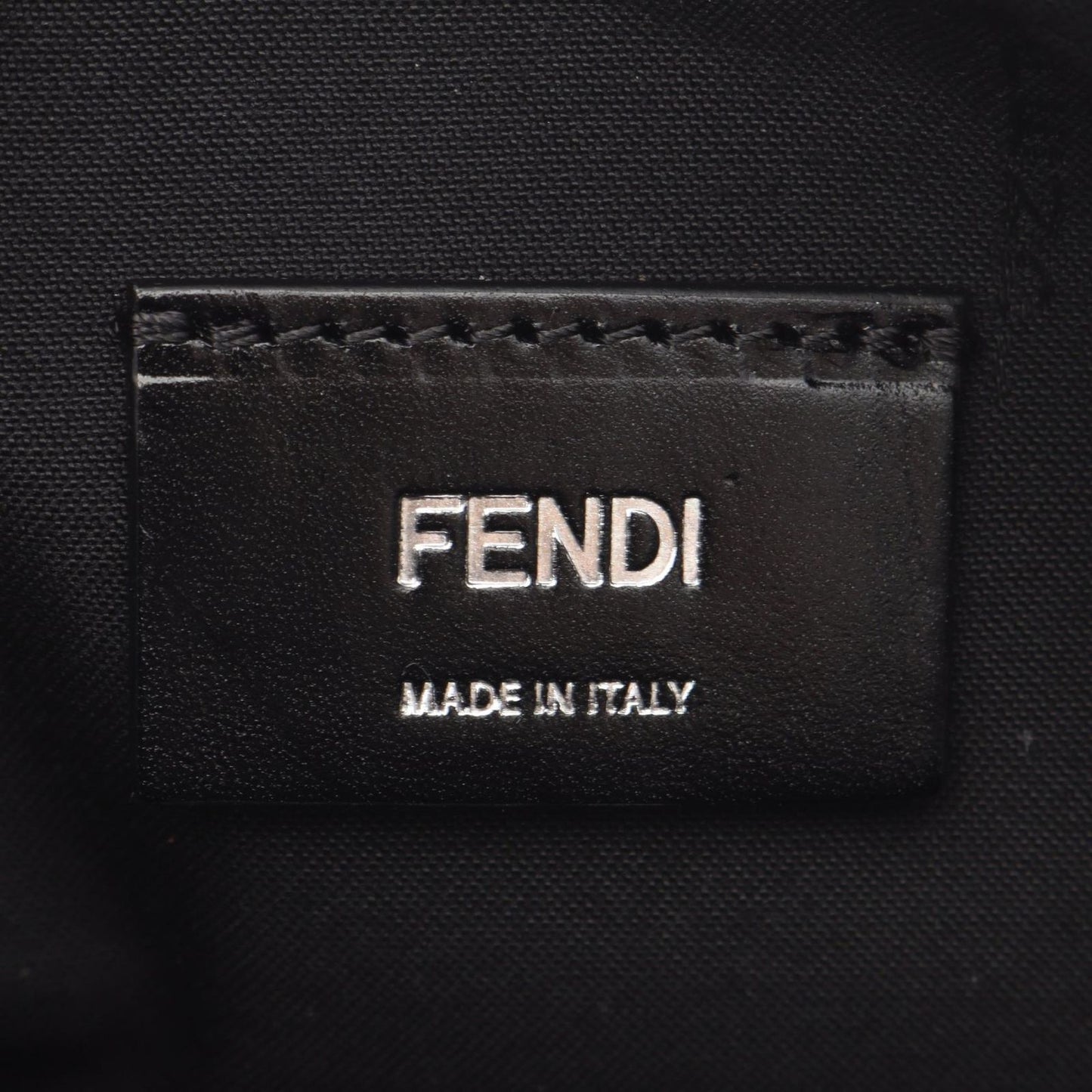 Fendi Shoulder Bag Square Ff Camera Case Zucca 7m0286ajf0f0gxn Black PVC Coated