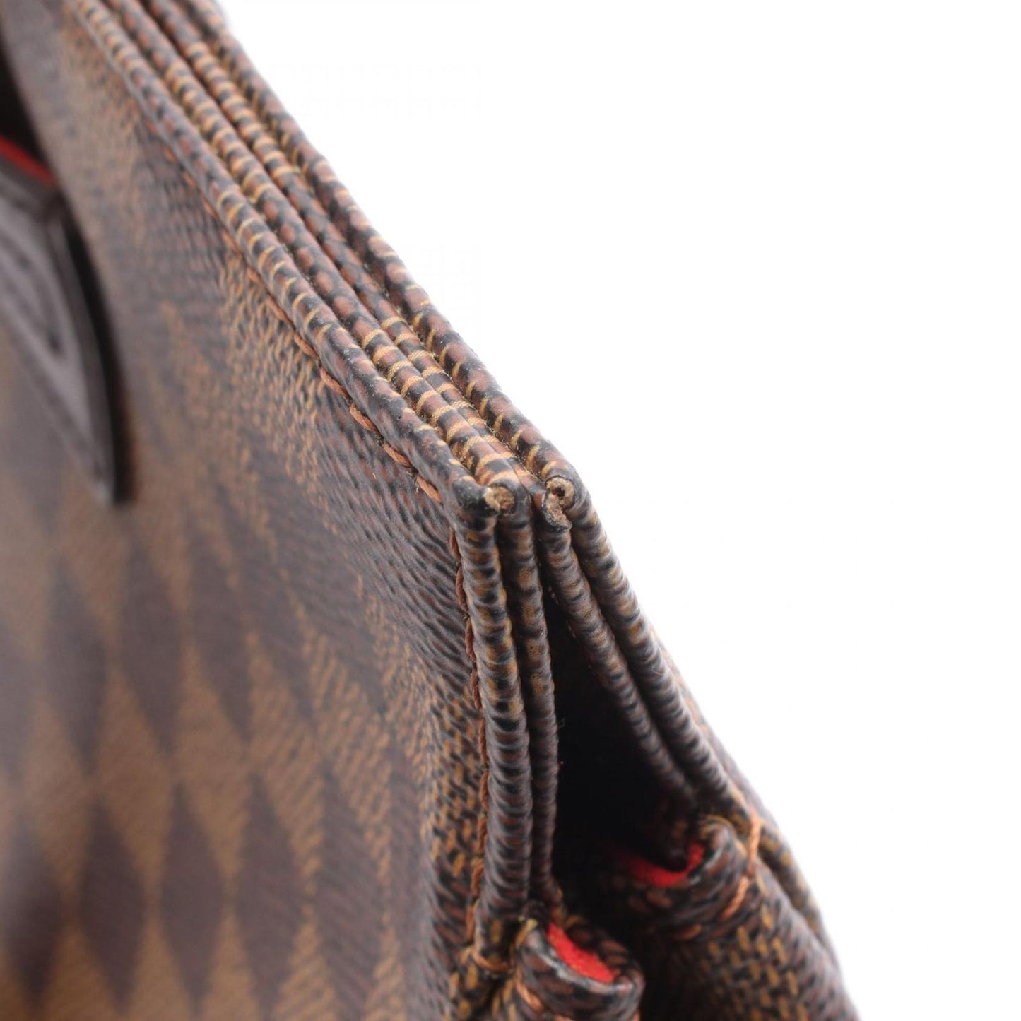 Louis Vuitton Tote Bag Parioli PM Damier Ebene N51123 PVC Coated Canvas Leather