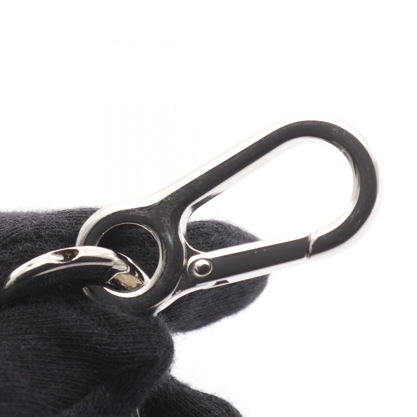 Loewe Key Holder Pebble Anagram Key Ring Bottle Opener C621231x079230 Silver