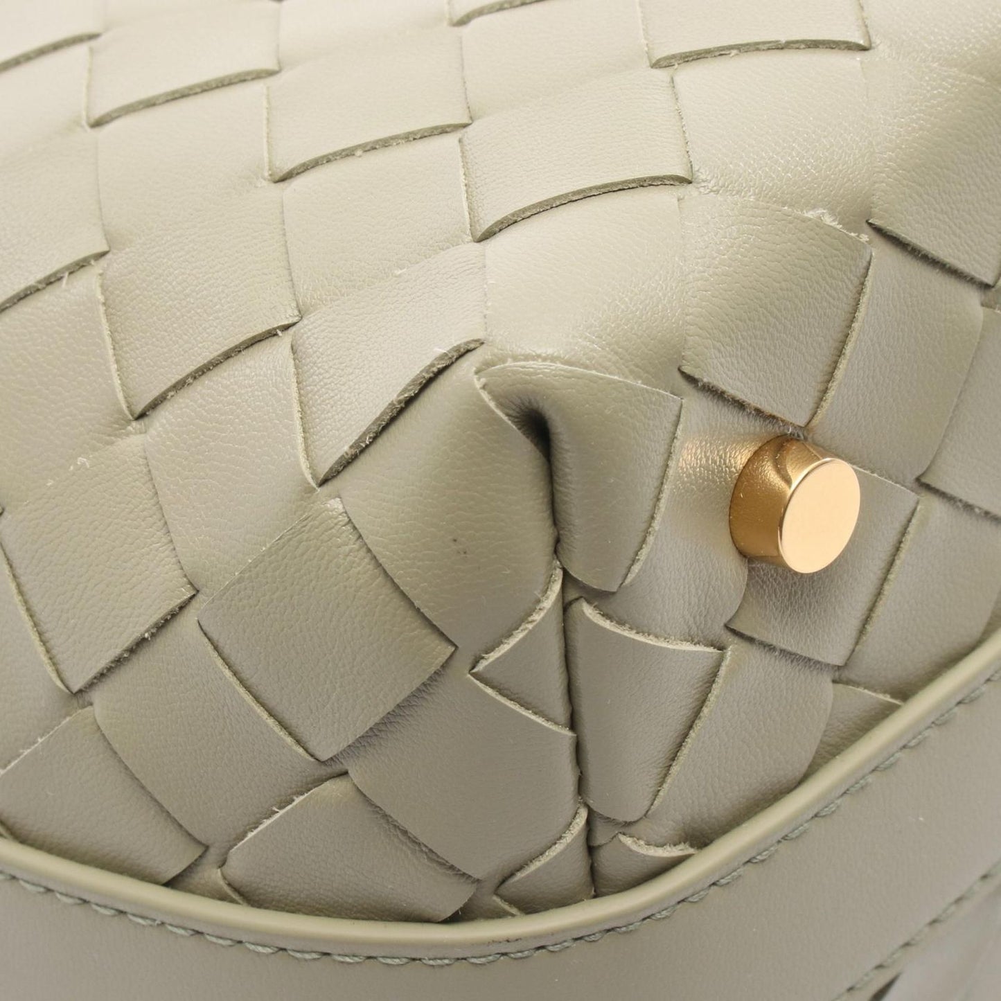 Bottega Veneta Handbag Candy Wallace Intrecciato 776781v3iv12916 Travertine