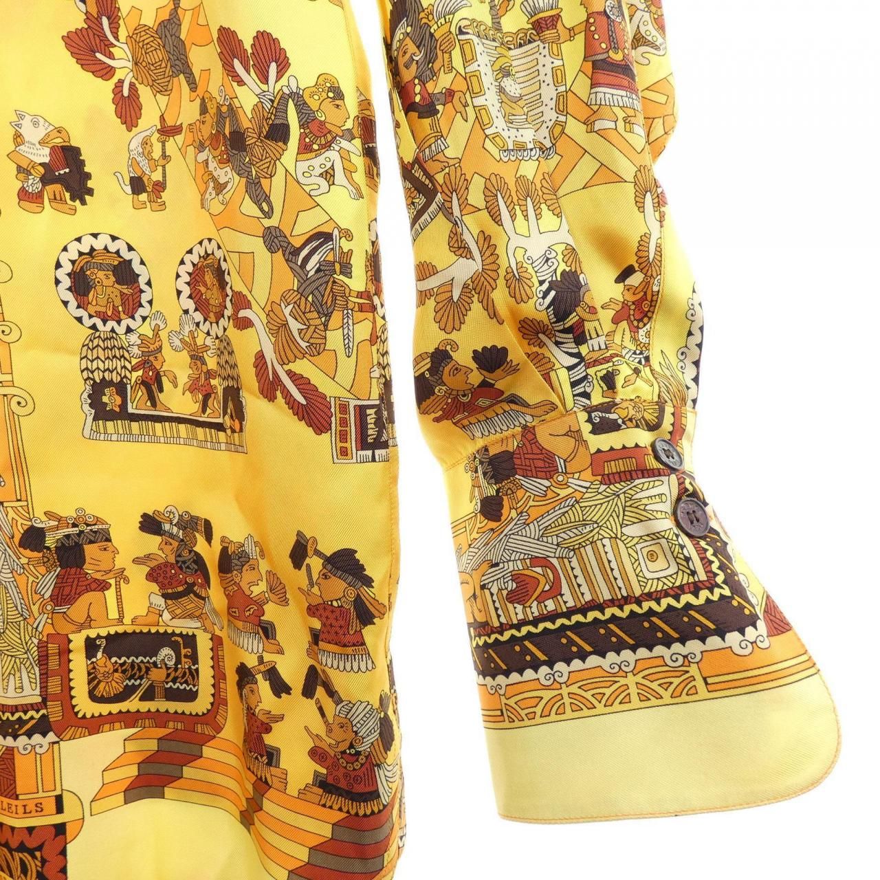 Vintage Hermes Astres Et Soleils Twill Reine Shirt