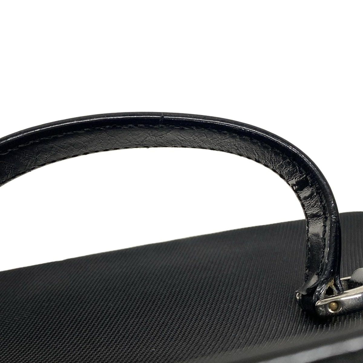 Gucci Vanity Bag Bamboo Black Leather