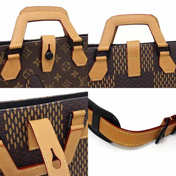 Louis Vuitton Virgil Abloh NIGO Mini Tote Damier Ebene Giant 2-Way Bag