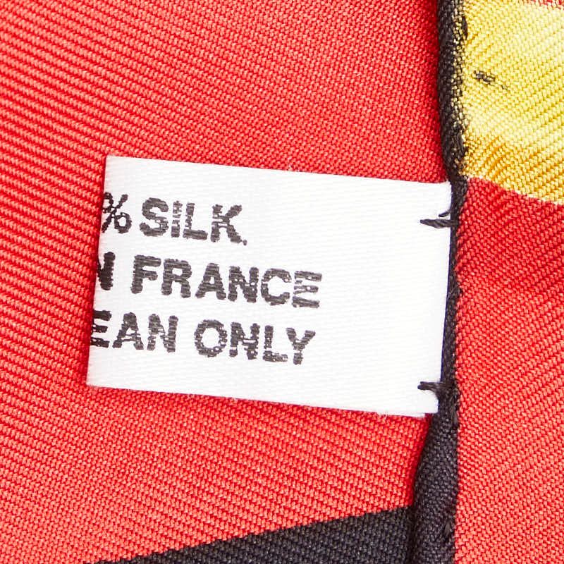 Cartier Trinity Ring Panther Bracelet Red Yellow Multicolor Silk Ladies Cartier