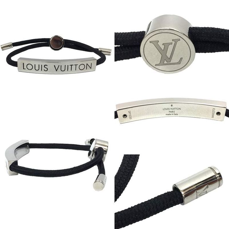 Louis Vuitton Bracelet Space Bangle Silver Hardware