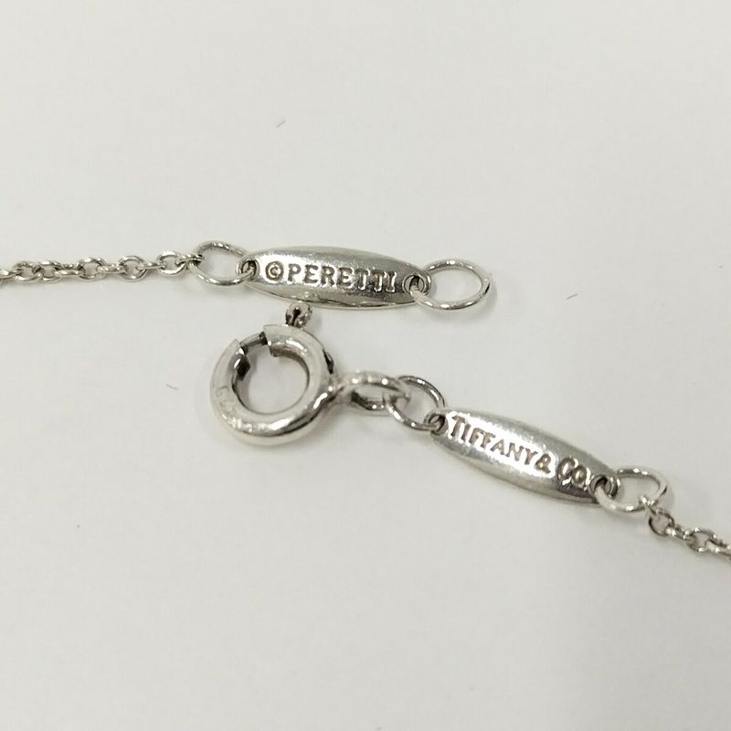 Tiffany & Co Visor Yard Bracelet Diamond 3p Sv925 Silver